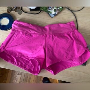 Vibrant lululemon Pink Athletic Shorts